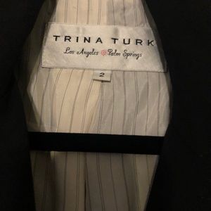 Trina Turk black blazer, sz 2